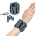 Pesas de Muñeca y Tobillo Ajustables para Yoga y Ejercicios de Fitness