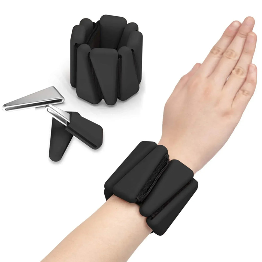 Pesas de Muñeca y Tobillo Ajustables para Yoga y Ejercicios de Fitness