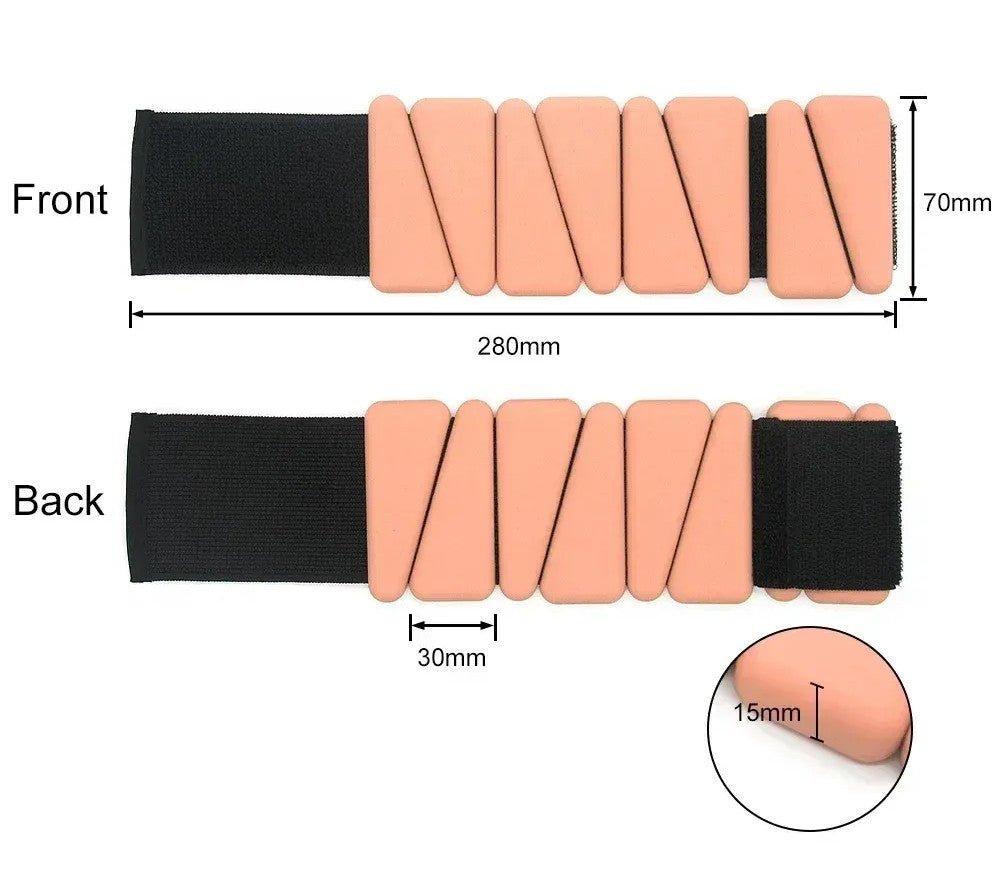 Pesos de Pulso e Tornozelo Ajustável para Yoga e Exercícios de Fitness