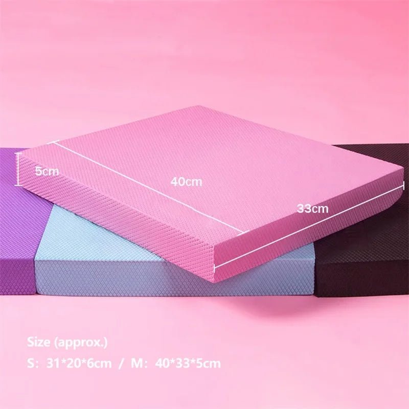 Non-slip TPE exercise mat for yoga.