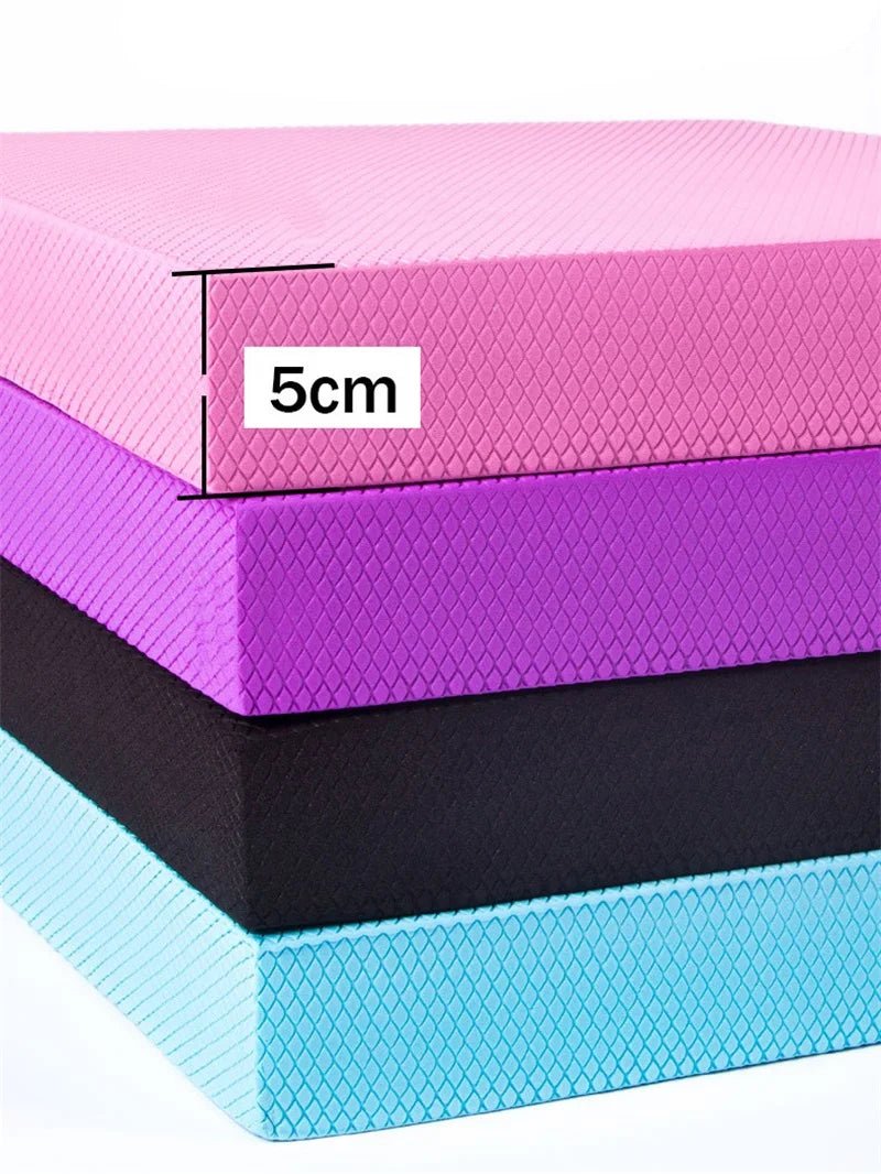Non-slip TPE exercise mat for yoga.
