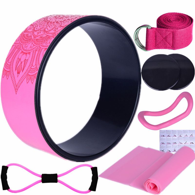 Kit Yoga Shakti – Rueda y 7 Piezas para Alineación, Fuerza y Flexibilidad