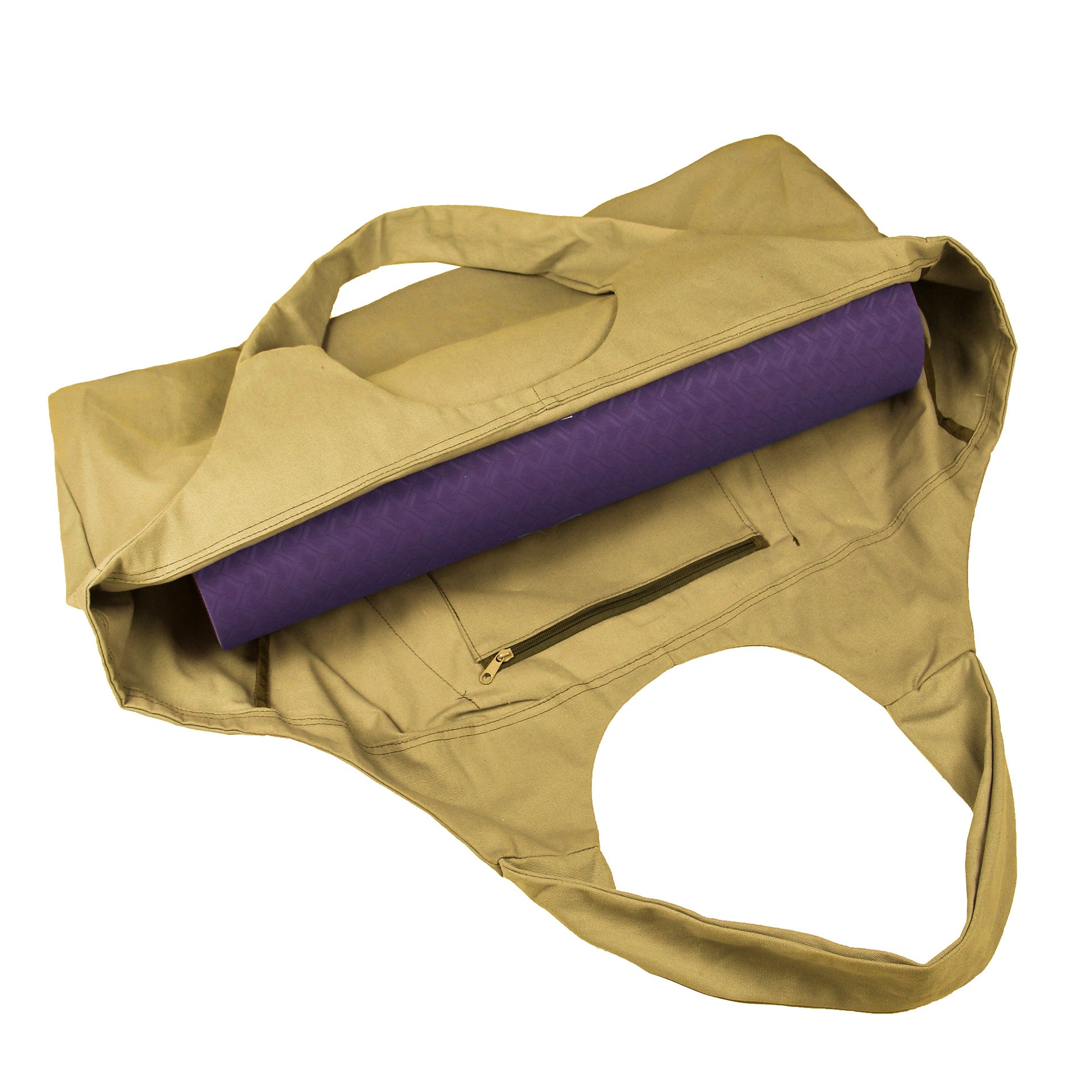 Large Capacity Canvas Yoga Bag