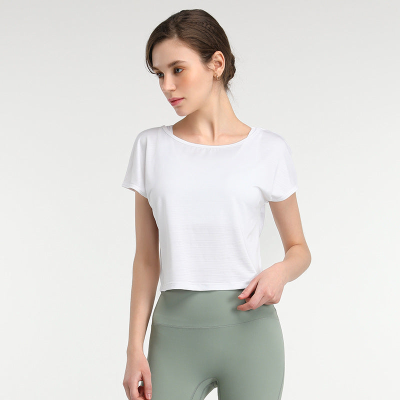 Camiseta Corta de Yoga – Libertad y Ligereza con Estilo