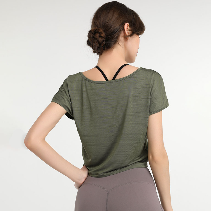 Camiseta Corta de Yoga – Libertad y Ligereza con Estilo