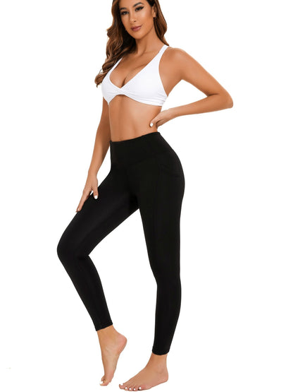 Women's High-Waisted Yoga Pants with Abdominal Control – Comfort and Style for Winter