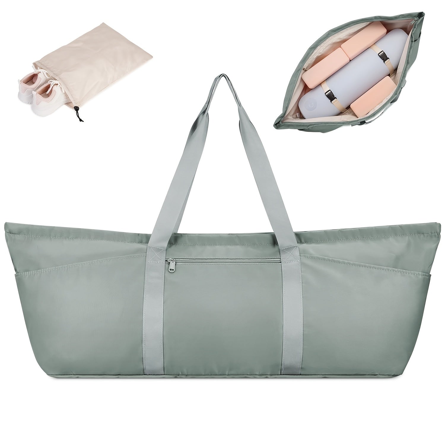 Unisex Organizer Bag for Sports and Yoga – Large Capacity with Shoe Compartments and Wet Zone