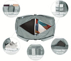 Bolsa Versátil de Yoga con Soporte Ajustable para Esterilla y Múltiples Bolsillos