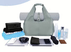 Bolsa Versátil de Yoga con Soporte Ajustable para Esterilla y Múltiples Bolsillos