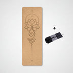 Solar Essence Rug – 4mm Natural Cork with Exclusive Mandala and Carrying Bag