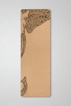 Solar Essence Rug – 4mm Natural Cork with Exclusive Mandala and Carrying Bag