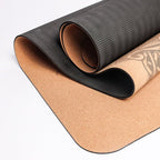 Solar Essence Rug – 4mm Natural Cork with Exclusive Mandala and Carrying Bag