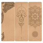 Solar Essence Rug – 4mm Natural Cork with Exclusive Mandala and Carrying Bag