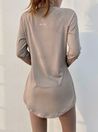 FlowLong – Sudadera ajustada para yoga, running y bienestar activo