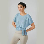ZenTee – Camiseta de mujer ligera para yoga, running y entrenamiento con estilo