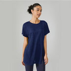 ZenTee – Camiseta de mujer ligera para yoga, running y entrenamiento con estilo