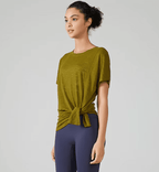 ZenTee – Camiseta de mujer ligera para yoga, running y entrenamiento con estilo
