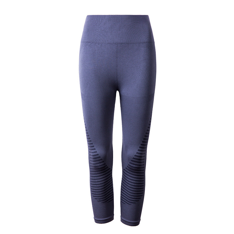 NaturaLine – Capri Leggings with Elastic Bands and Seamless Fit