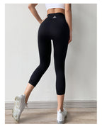 NaturaLine – Capri Leggings with Elastic Bands and Seamless Fit
