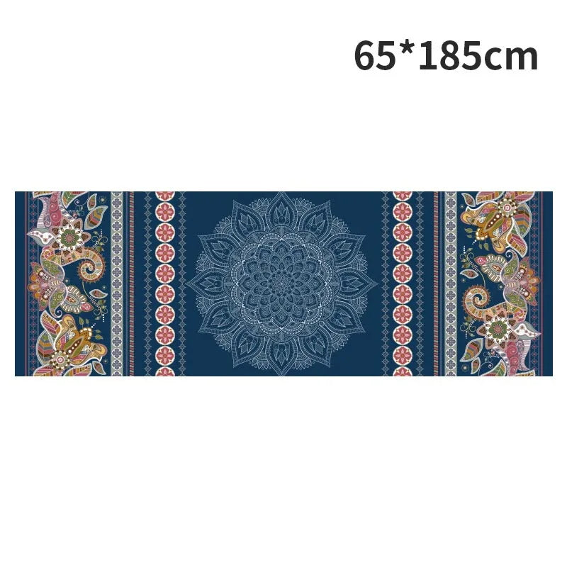 YogiTowel – Ultra-thin Yoga Mat Towel with Print and Secure Fastening