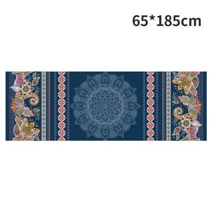 YogiTowel – Ultra-thin Yoga Mat Towel with Print and Secure Fastening