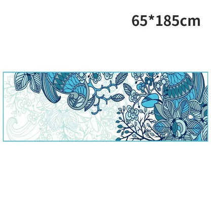 YogiTowel – Ultra-thin Yoga Mat Towel with Print and Secure Fastening