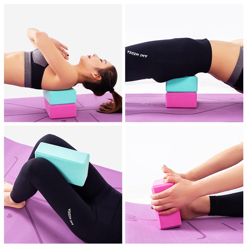 AsanaBlock Duo – Bloques de Yoga de EVA para Alineación y Soporte