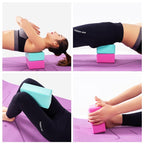 AsanaBlock Duo – Bloques de Yoga de EVA para Alineación y Soporte