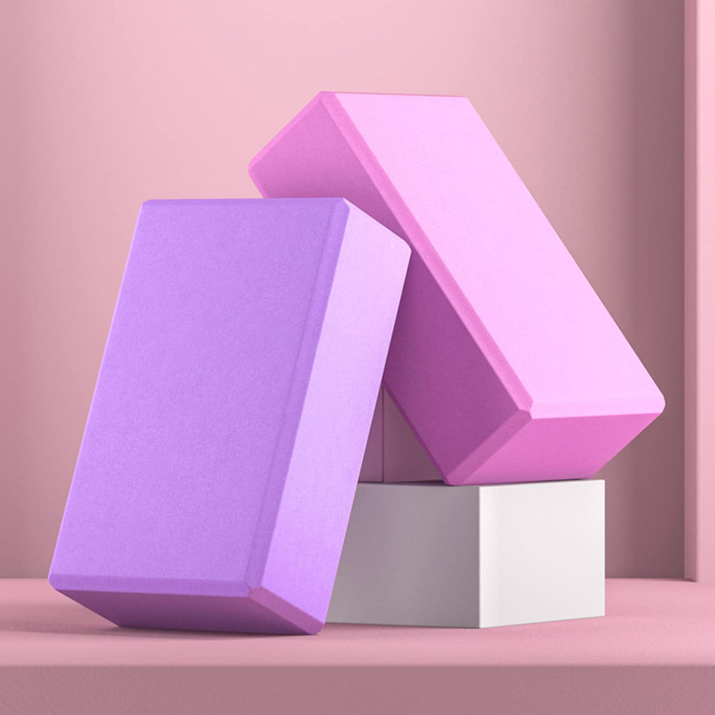 AsanaBlock Duo – Bloques de Yoga de EVA para Alineación y Soporte