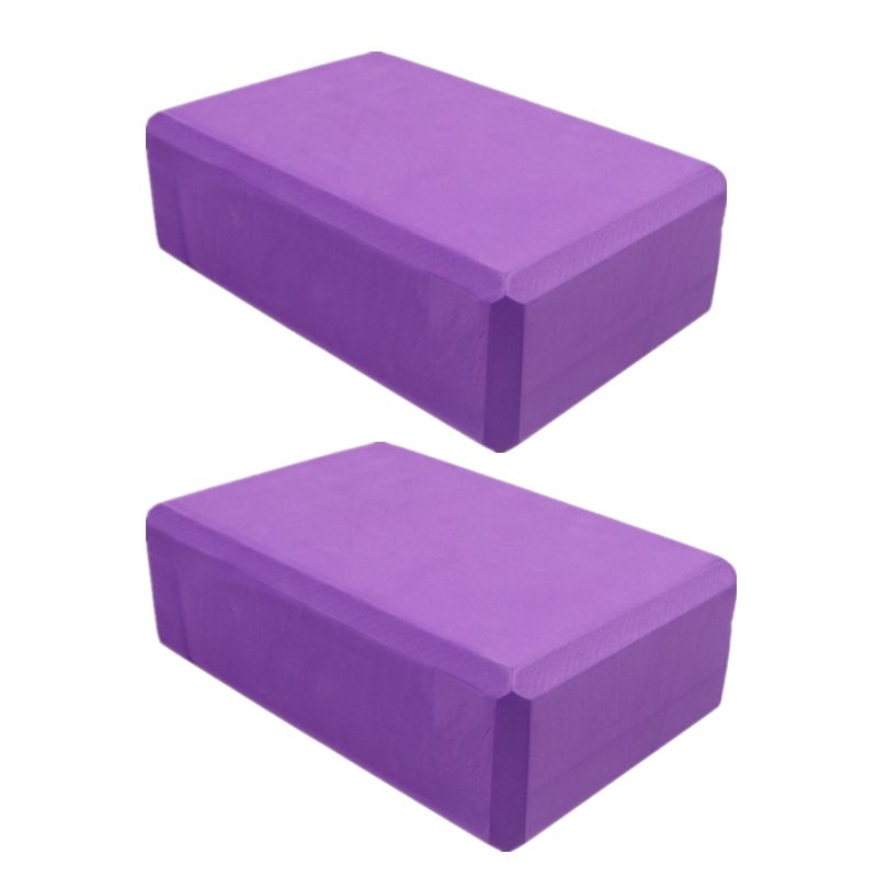 AsanaBlock Duo – Bloques de Yoga de EVA para Alineación y Soporte