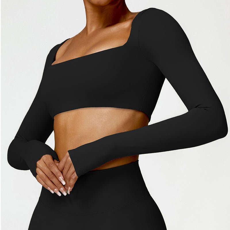 Sutra Fit – Blusa de rendimiento con diseño femenino para movimiento y confort
