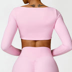 Sutra Fit – Blusa de rendimiento con diseño femenino para movimiento y confort