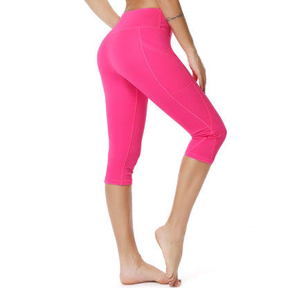 Pulse Capri – Cropped Athletic Pants with Pockets for Yoga and Gym