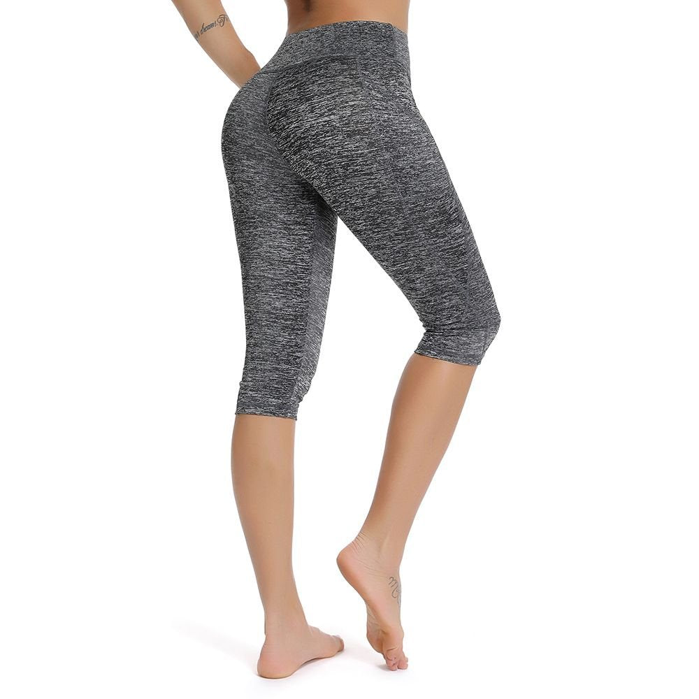 Pulse Capri – Cropped Athletic Pants with Pockets for Yoga and Gym