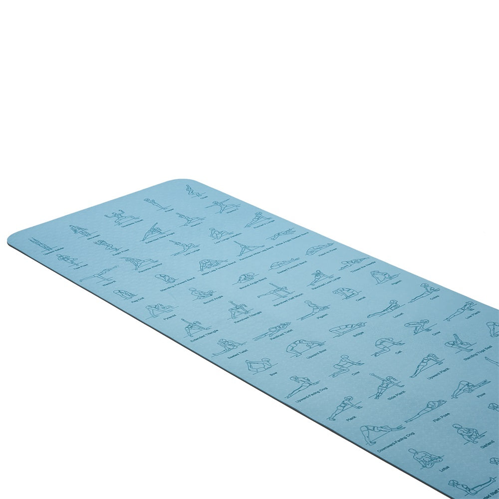 Ananda Pose – Eco-friendly Yoga Mat with Visual Reference