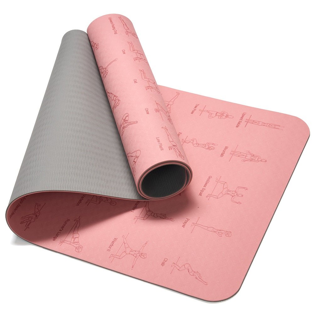 Ananda Pose – Eco-friendly Yoga Mat with Visual Reference