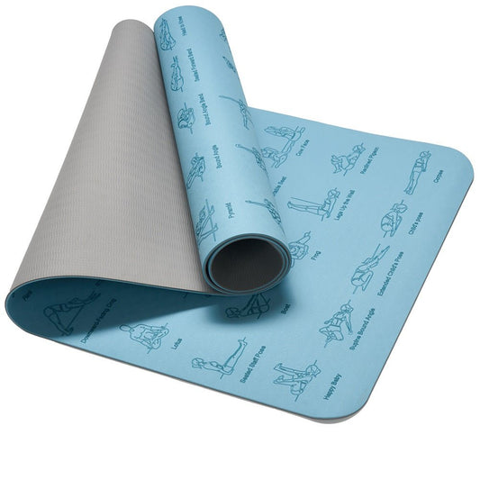 Ananda Pose – Eco-friendly Yoga Mat with Visual Reference