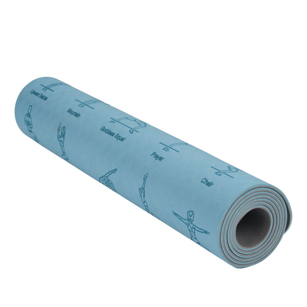 Ananda Pose – Eco-friendly Yoga Mat with Visual Reference
