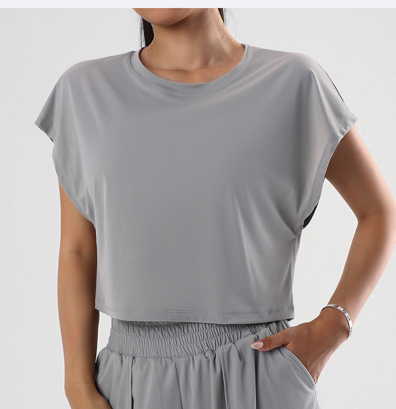 Atma Dry – Top Deportivo Cropped de Secado Instantáneo