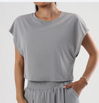 Atma Dry – Top Deportivo Cropped de Secado Instantáneo