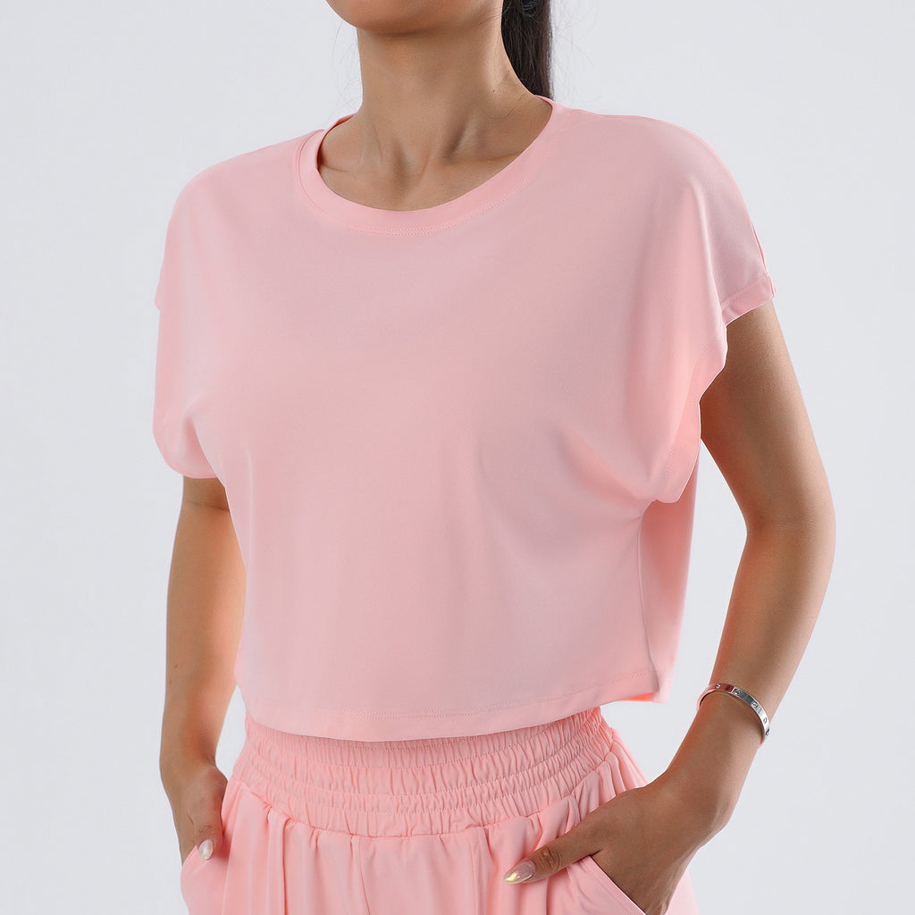 Atma Dry – Top Deportivo Cropped de Secado Instantáneo