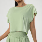 Atma Dry – Top Deportivo Cropped de Secado Instantáneo