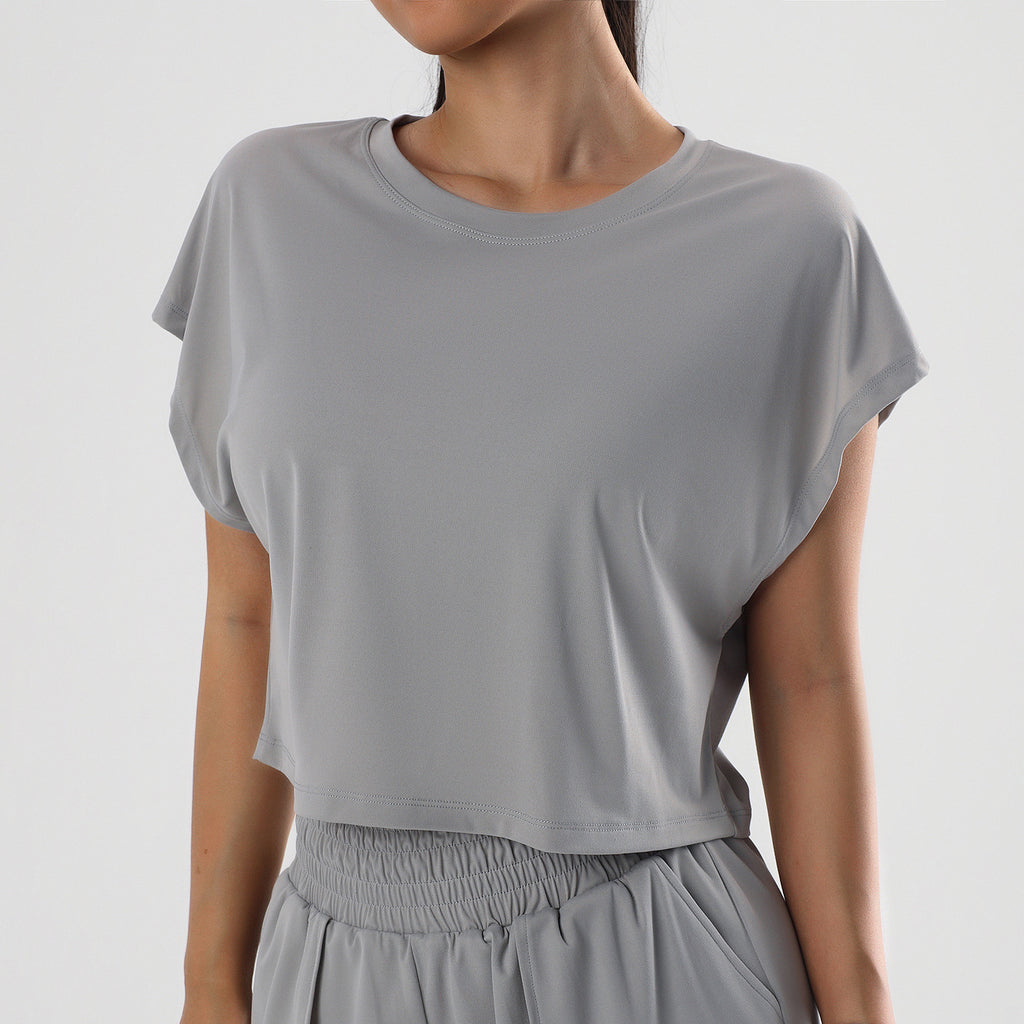 Atma Dry – Top Deportivo Cropped de Secado Instantáneo