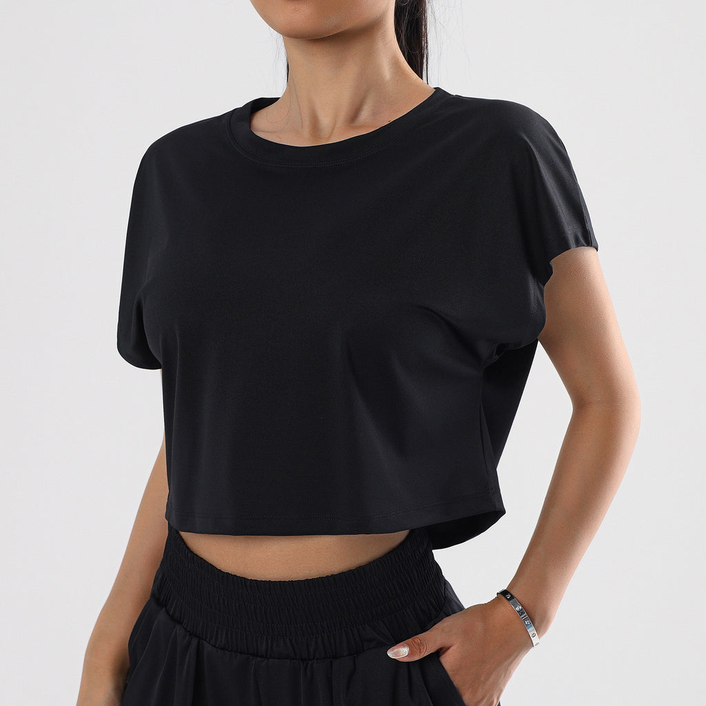 Atma Dry – Top Deportivo Cropped de Secado Instantáneo
