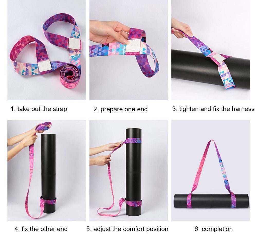 OM Carrier — Adjustable Yoga Belt for Mindful Paths