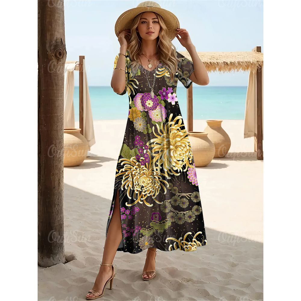 Kauai Flow — Vestido Plus Size com Energia Solar e Estilo Consciente