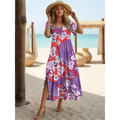 Kauai Flow — Vestido Plus Size com Energia Solar e Estilo Consciente