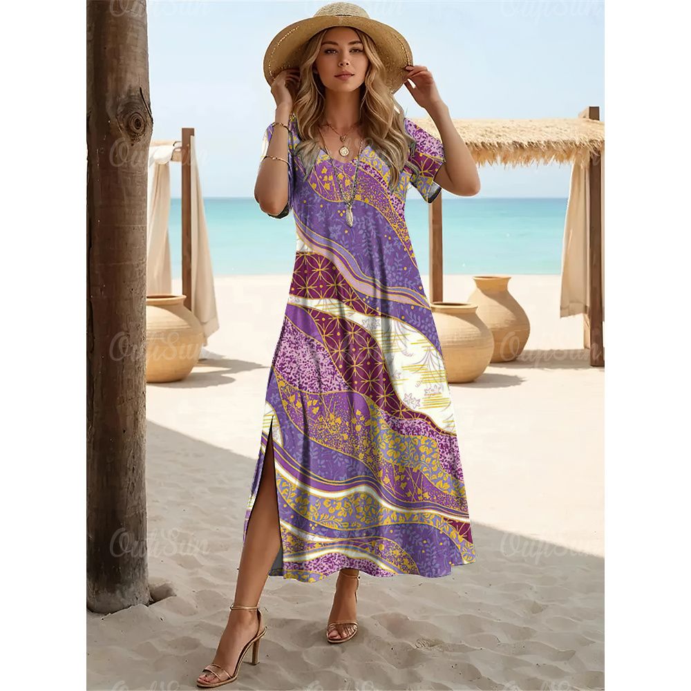 Kauai Flow — Vestido Plus Size com Energia Solar e Estilo Consciente