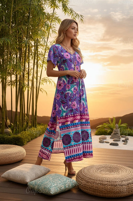 Kauai Flow — Plus Size Dress with Solar Energy and Conscious Style