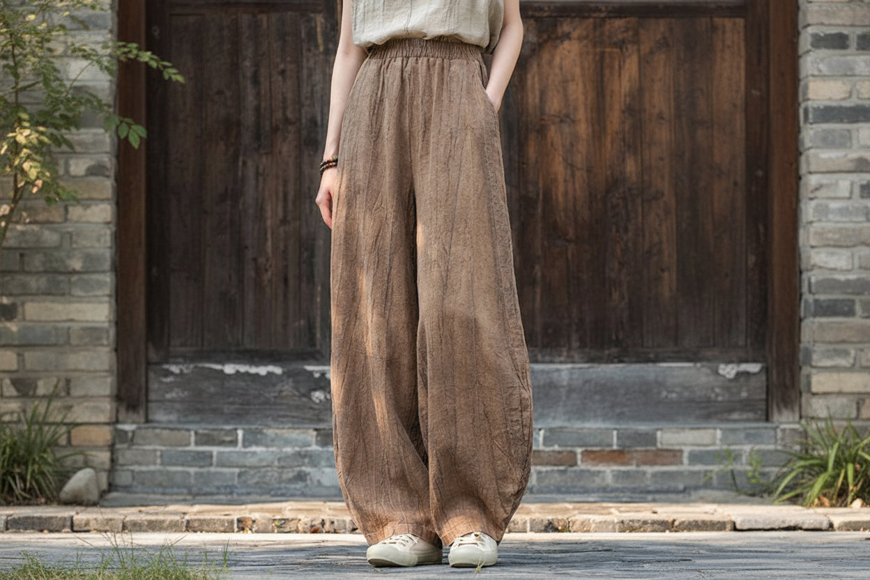 Nahara Pant — Natural Comfort in Cotton &amp; Linen with a Vintage Soul